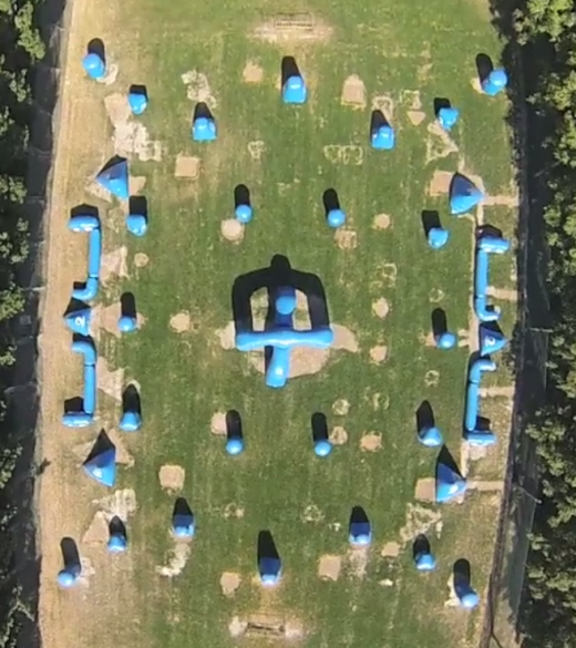 Terrain avant Lionspaintball histoire terrain avant